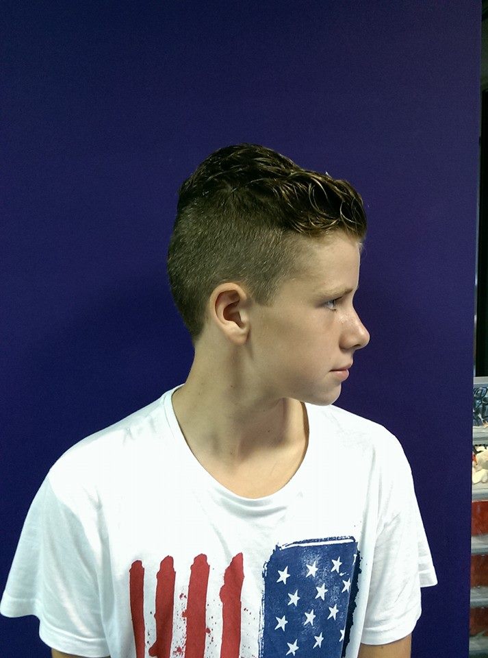 Kinderkapsel gemaakt bij Estilo Hairfashion, foto uit de fotogalerij voor kinderen.